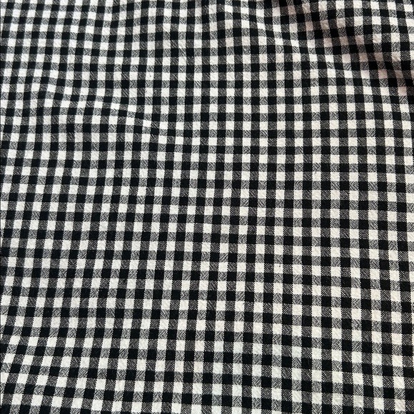 Petal + Pup Black White Gingham Dress Short Sleeves Ruffle 100% Cotton Size 10 - Picture 7 of 7